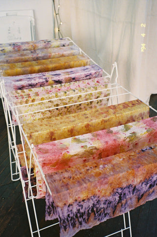 Scarf Natural Dye Workshop: DIY Bundle Dyeing (June 2nd Class)