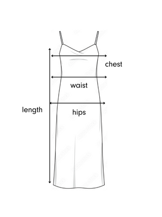 M - Long Sleeve Floor Length Silk Dress