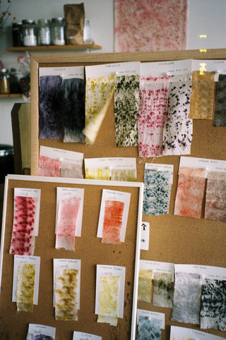 Silk Scarf Natural Dye Workshop : Bundle Dyeing (March 22nd Class)