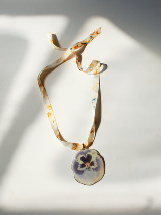 Large Pansy Necklace