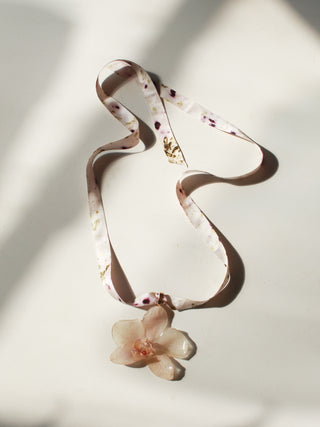 White Orchid Necklace