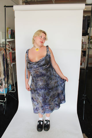 XXS Midi Silk Slip Dress - sample sale
