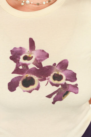 Purple Orchid Short Sleeve Baby Tee (XS - 2X)