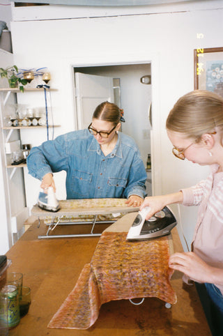 Silk Scarf Natural Dye Workshop: Bundle Dyeing (September 28th Class)