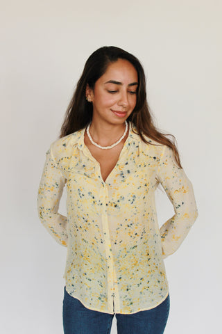 S - Silk Button Down