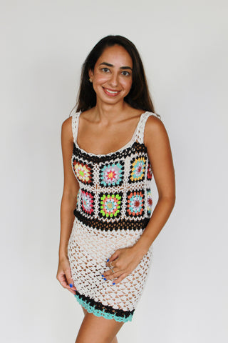 S/M- Crochet Dress