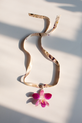 Large Orchid Necklace