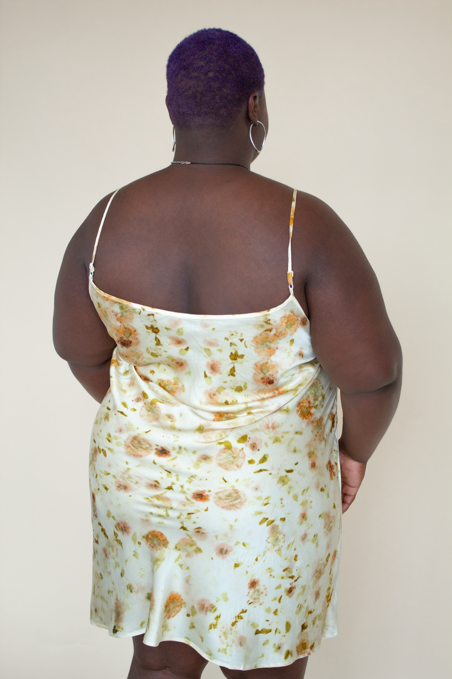 Short Silk Slip Dress - Cosmo (XXS