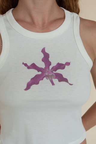 Wavy Orchid Racer Tank (XS - 2X)