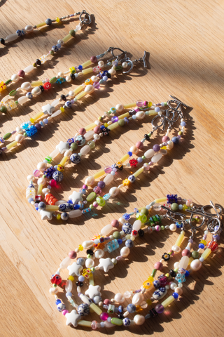 Mixed Bead + Fresh Water Pearl Necklace