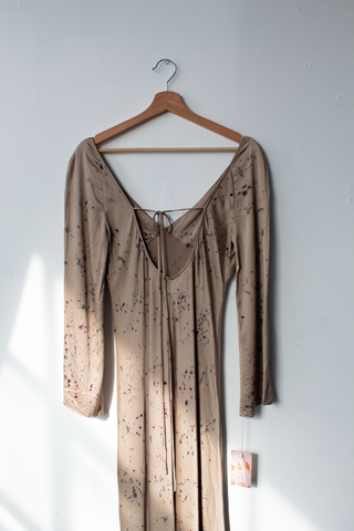 S Long Silk Slip Dress - sample sale