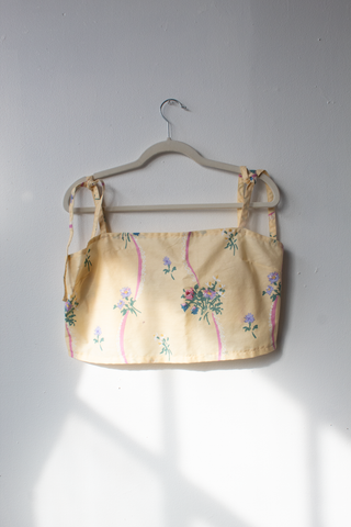 L Vintage Fabric Tank - sample sale